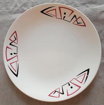 Groot vintage bord, grafisch design beschikbaar voor biedingen