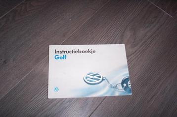 Gebruikershandleiding VW GOLF type 3   1993/1998  beschikbaar voor biedingen