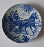 Delftsblauw wandbord met Friese Sjees, Antiek en Kunst, Ophalen of Verzenden