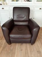 Bruin leren relax fauteuil Ikea, Huis en Inrichting, Fauteuils, Ophalen, Gebruikt, 75 tot 100 cm, 50 tot 75 cm