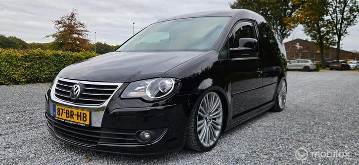 Dikke VW Caddy 1.9 TDI | Airride | 6-Bak | lees advertentie, Auto's, Bestelauto's, Bedrijf, Te koop, ABS, Airconditioning, Alarm