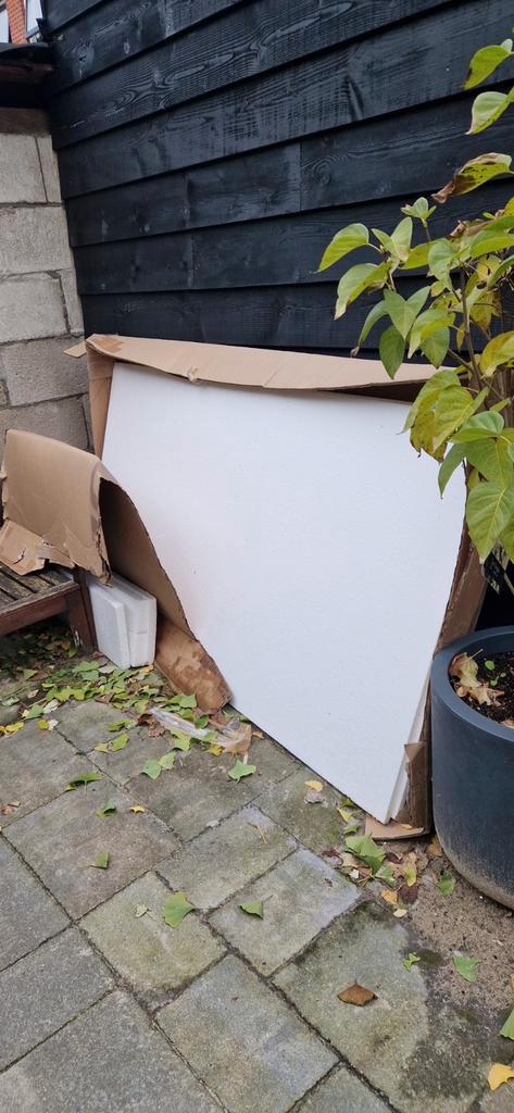 2 Stuks Tempex Isolatieplaten, Doe-het-zelf en Verbouw, Isolatie en Afdichting, Gebruikt, Vloerisolatie, Muurisolatie, Dakisolatie