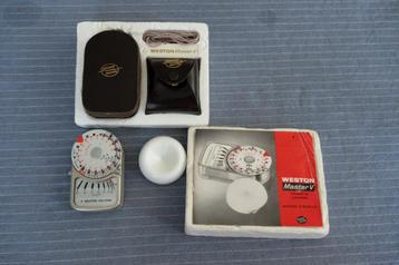 Retro vintage Weston fotobelichtingsmeter  beschikbaar voor biedingen