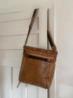 Lederen schoudertas / rugtas van het merk Ferrigi m/v, Overige merken, Gebruikt, Bruin, Ophalen of Verzenden