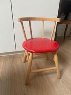Van Dijk houten stoeltje, Ophalen, Gebruikt, Eén, Rood