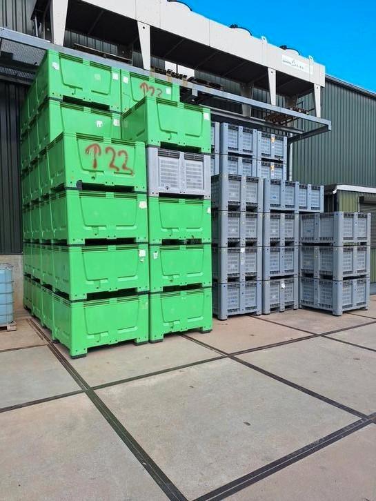Palletboxen fruitkisten slowfeeder kuubskisten opslagbox, Doe-het-zelf en Verbouw, Kratten en Dozen, Zo goed als nieuw, Krat, 100 cm of meer
