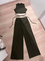 Broek + top set, Ophalen of Verzenden, Zo goed als nieuw, Maat 36 (S), Groen