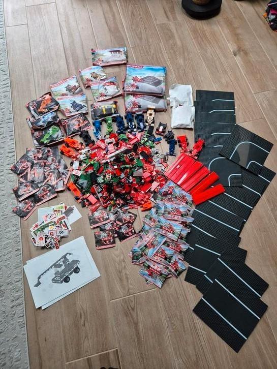 Dekamarkt Race blocks/lego en Raceblocks 2, Kinderen en Baby's, Speelgoed | Duplo en Lego, Gebruikt, Complete set, Ophalen