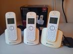 Motorola D1003 witte dect telefoonset: basis + 2 handsets, Gebruikt, Ophalen of Verzenden, 3 handsets