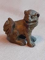 Kleine bronzen Foo Dog, ShiShi, Antiek en Kunst, Kunst | Niet-Westerse kunst, Ophalen of Verzenden