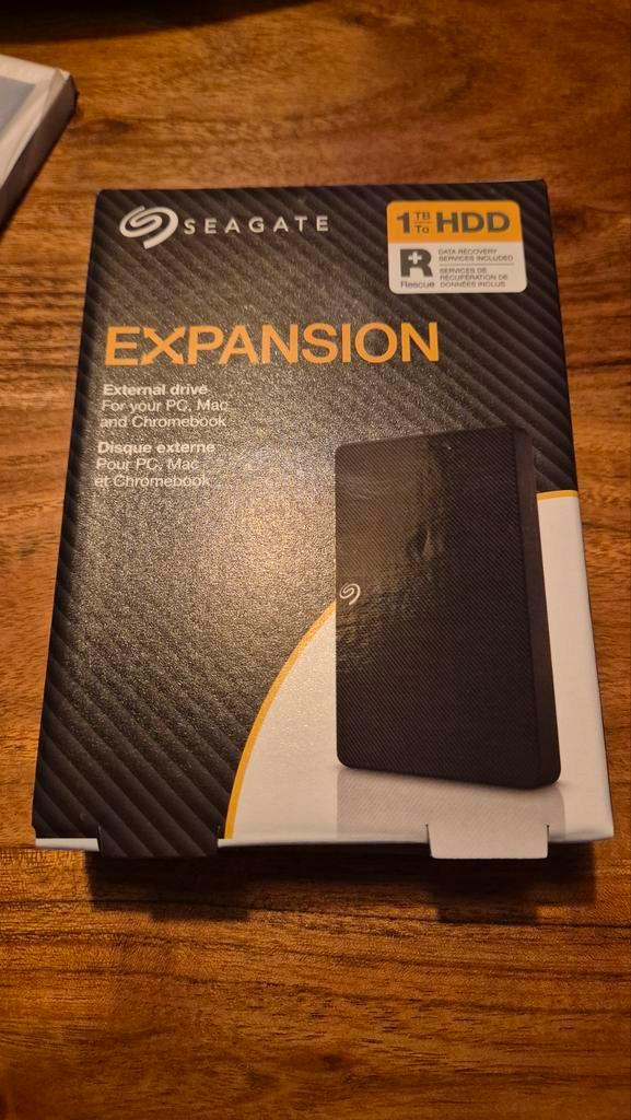Seagate Expansion 1TB Externe HDD, 40 euro, Computers en Software, Harde schijven, Nieuw, Server, Extern, HDD, USB, Ophalen of Verzenden