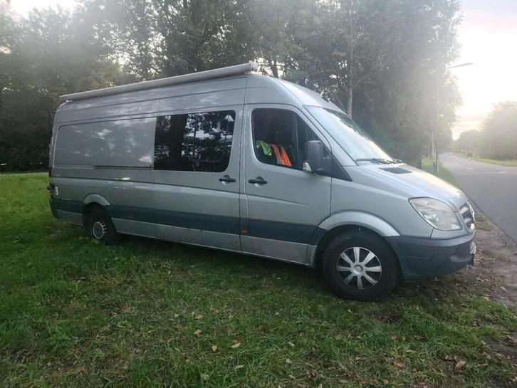 Camper  Mercedes  311cdi, Auto's, Mercedes-Benz, Particulier, Diesel, Geïmporteerd, Zilver of Grijs, Ophalen