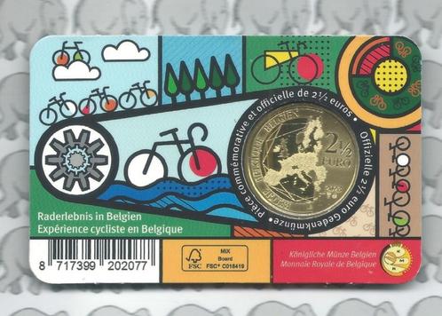 België 2,5 euro 2023"Fietsbeleving België (coincard Frans), Postzegels en Munten, Munten | Europa | Euromunten, Losse munt, Overige waardes