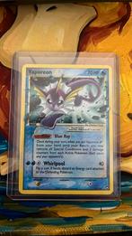 Vaporeon gold star (Opgeschreven), Hobby en Vrije tijd, Verzamelkaartspellen | Pokémon, Ophalen of Verzenden, Gebruikt, Losse kaart
