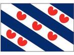 Friese vlag Fryske flagge 100 x 150 cm, Verzenden, Nieuw