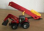 Siku Massey Ferguson met Voorlader en Transportband, Ophalen of Verzenden, Zo goed als nieuw, Hijskraan, Tractor of Landbouw, SIKU