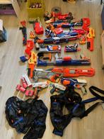 Grote collectie nerfguns met ammunitie en accesoires, Zo goed als nieuw, Ophalen