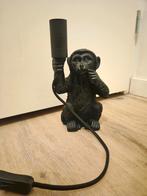 Tafellamp aap zwart, Ophalen, Zo goed als nieuw, Minder dan 50 cm