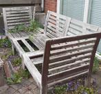 Oude houten loungebank rijp voor kachel, Minder dan 3 m³, Ophalen, Overige houtsoorten, Blokken