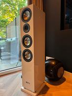 Canton Chrono SL 586 Hoogglans Wit | Topstaat!, Audio, Tv en Foto, Luidsprekers, Zo goed als nieuw, 120 watt of meer, Front, Rear of Stereo speakers