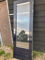 Te koop merbau buitendeur 72,5x 211,5 met dubbelglas, Doe-het-zelf en Verbouw, Deuren en Horren, Ophalen of Verzenden, Zo goed als nieuw