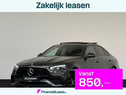Mercedes-Benz C-klasse 300 e AMG C63 Pano Memory Sfeer 360, Auto's, Mercedes-Benz, Bedrijf, Lease, Financial lease, C-Klasse, 360° camera