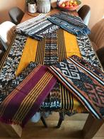 Ikat Tafelkleden 250x120 cm, handgeweven, 100% katoen, Bali, Ophalen of Verzenden, Nieuw, Rechthoek, Binnen