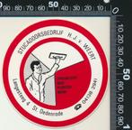 Sticker: Stucadoorsbedrijf Van Weert - Sint Oedenrode, Ophalen of Verzenden, Zo goed als nieuw, Bedrijf of Vereniging