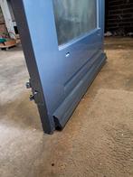 hardhouten deur, Ophalen, 80 tot 100 cm, 200 tot 215 cm, Glas