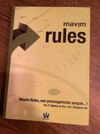 Mavim RULES, Boeken, Ophalen of Verzenden, Zo goed als nieuw, Management