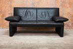ZGANieuw zwarte leren Jori Linea design tweezitsbank, Leolux gelderland harvink rolf benz jori design on stock montis, Jori, 150 tot 200 cm