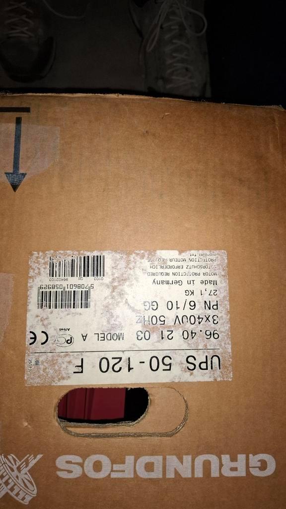 Grundfos UPS 50-120 F Circulatiepomp, Tuin en Terras, Waterpompen, Ophalen of Verzenden