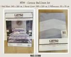 NEW - Caressa Bed Linen Set (200 x 220 cm), Ophalen of Verzenden, Nieuw, Tweepersoons, 220 cm