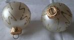 2 Oude glazen kerstballen, Diversen, Kerst, Ophalen of Verzenden