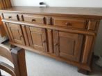 Massief eiken dressoir kast, Ophalen, Zo goed als nieuw, 25 tot 50 cm