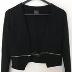 Zwart Pieces modern S kort jasje colbert bolero egf ritsen, Zwart, Ophalen of Verzenden, Zo goed als nieuw, Jasje