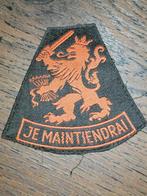 Je Maintiendrai leeuw embleem KL, Verzamelen, Militaria | Algemeen, Ophalen of Verzenden, Landmacht, Nederland, Embleem of Badge