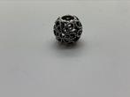 V681 Pandora zilveren bedel bloemmotief, Pandora, Ophalen of Verzenden, X, Zilver