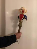 Scepter , houten clown, Kleding | Heren, Carnavalskleding en Feestkleding, Ophalen of Verzenden, Gedragen, Carnaval, Accessoires