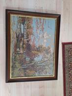 Vintage Wandtapijt met Landschap, Ophalen of Verzenden