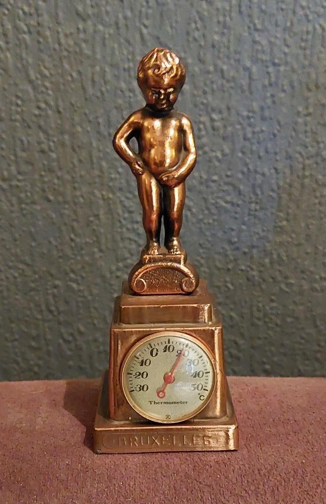 Manneken Pis Thermometer - Brussel, Antiek en Kunst, Ophalen of Verzenden