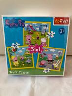 Nieuw Trefl peppa pig 3 in 1 puzzels leeftijd 3+, Kinderen en Baby's, Speelgoed | Kinderpuzzels, Ophalen of Verzenden, 10 tot 50 stukjes