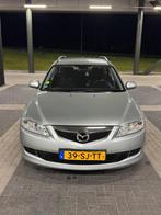 Mazda 6 1.8 Sportbreak 2006 Grijs NIEUWE APK, Auto's, 65 €/maand, Stof, Zwart, 4 cilinders