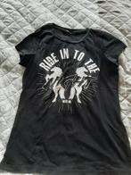 Mooi shirt v nikkie tommy h benneton abercrombie maat s, Zwart, Ophalen of Verzenden, Zo goed als nieuw, Maat 36 (S)
