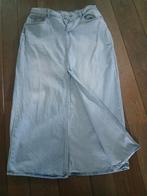 Lange strakke pijkerrok maat L, Kleding | Dames, Ophalen of Verzenden, Zo goed als nieuw, Blauw, Boven de knie