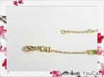 16552 Nieuw! 18k gouden kinderarmbandje met klavertje vier, Ophalen of Verzenden, Nieuw, Goud, Goud
