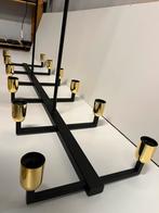 Zwarte Hanglamp (Goossens) 12 Lichtpunten, Ophalen, Zo goed als nieuw, Metaal, 75 cm of meer