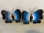 Mooie zwaar metalen vlinders, Antiek en Kunst, Kunst | Beelden en Houtsnijwerken, Ophalen of Verzenden