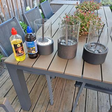  Windlichten - Set van 3 beschikbaar voor biedingen