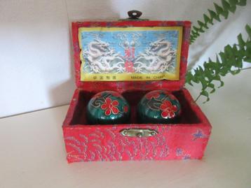2 meridiaan ballen/kogels - chinese muziekballen beschikbaar voor biedingen